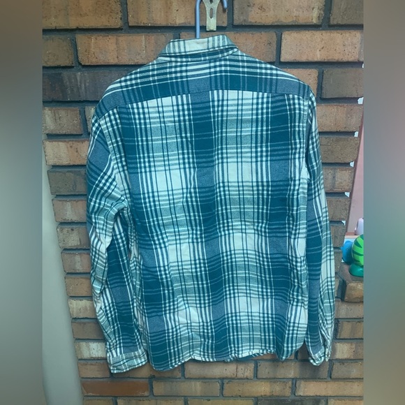 J. Crew Green and White Casual Button Down Shirt - Picture 2 of 3